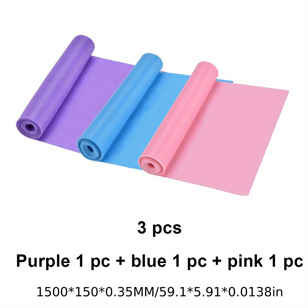 TPE Resistance Bands for Strength Training Yoga Pilates