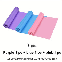 TPE Resistance Bands for Strength Training Yoga Pilates