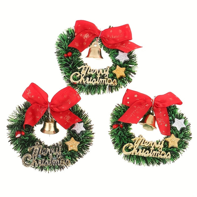 Dollhouse Christmas Garland Wreath Model for Doll House Decor
