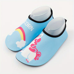 Kids Cartoon Water Shoes Soft Quick Drying Non Slip Water Sneakers