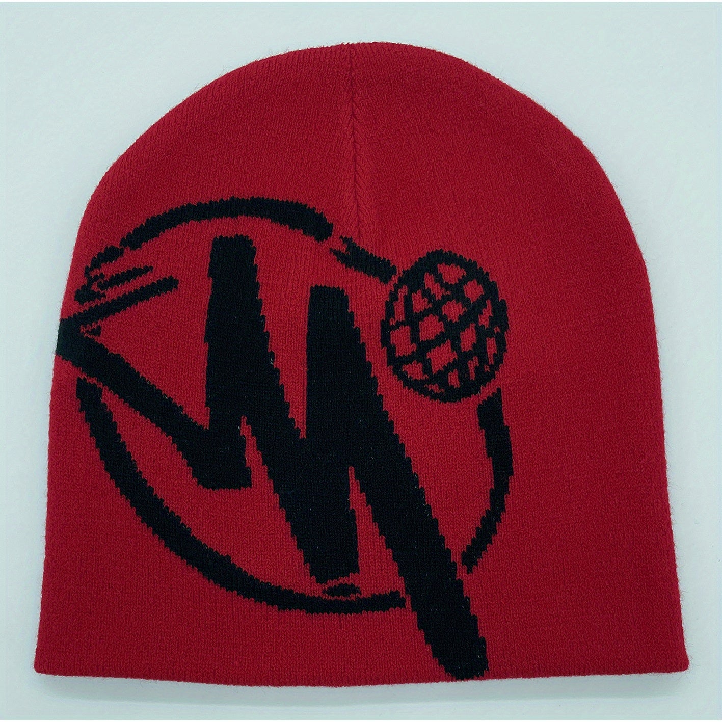 Hip hop Knit Beanie Hat Hat With Printing For Men And Women