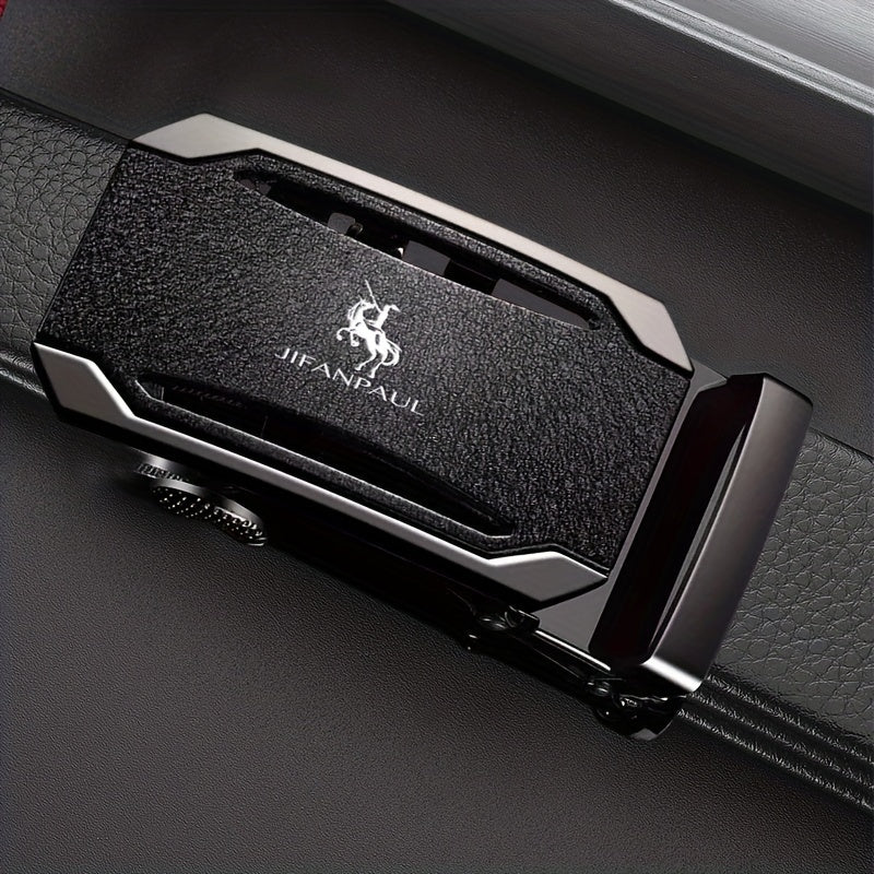 Men's Automatic Buckle PU Leather Belt