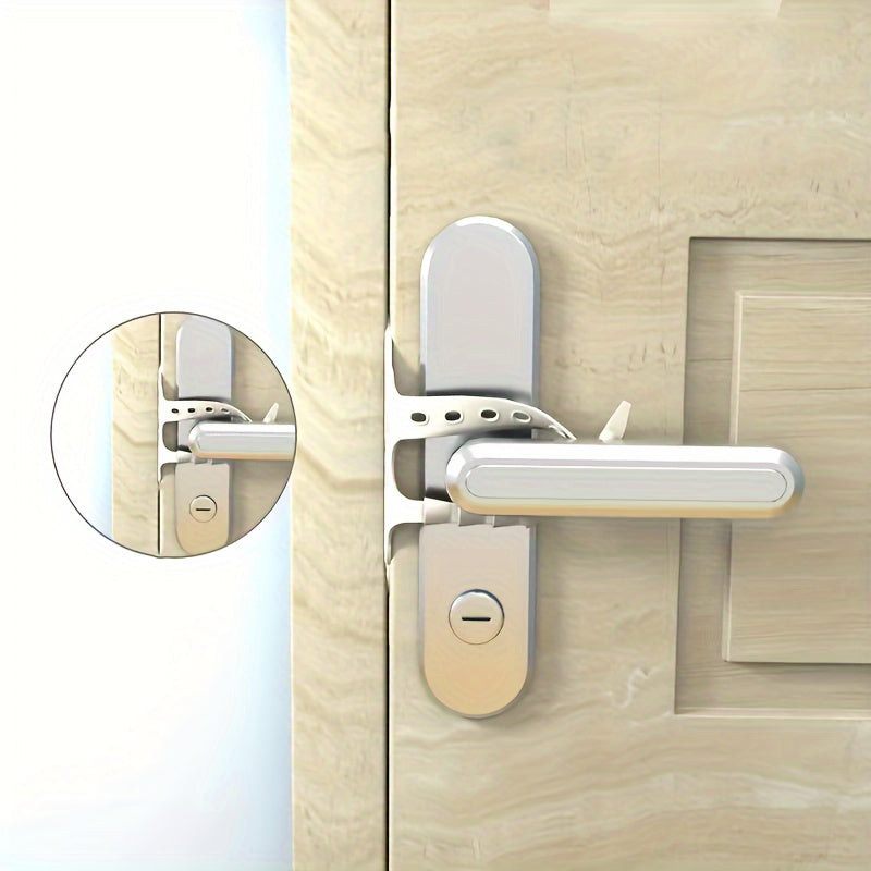 Pet Astronaut Shape Dog Door Silent Safety Lock Sticker
