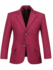 Boys Blazer Slim Suit Coat Formal One Button Jacket