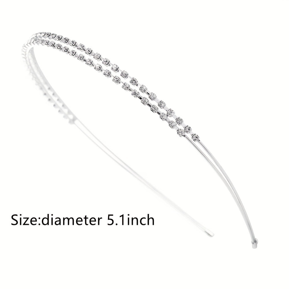 Crystal Rhinestones Headbands Wedding Party Hair Hoop