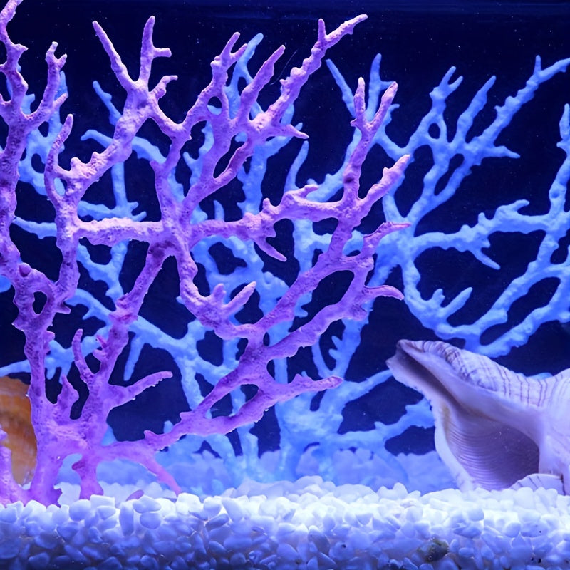 Realistic Artificial Coral Plant Ornament for Fish Tanks