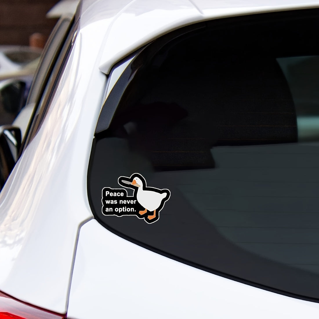 Peace Never an Option Sticker Vinyl Decal