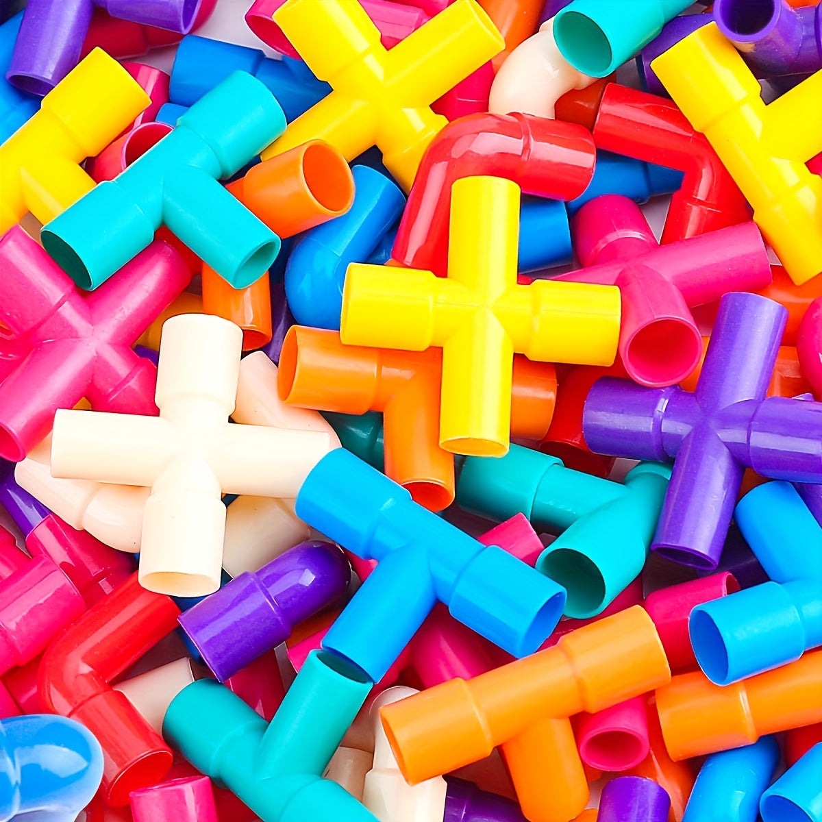 50pcs Water Pipe Building Blocks Puzzle Toy Educational Toy