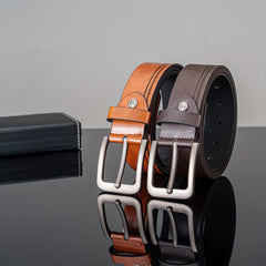 Casual Faux Leather Men's Belt