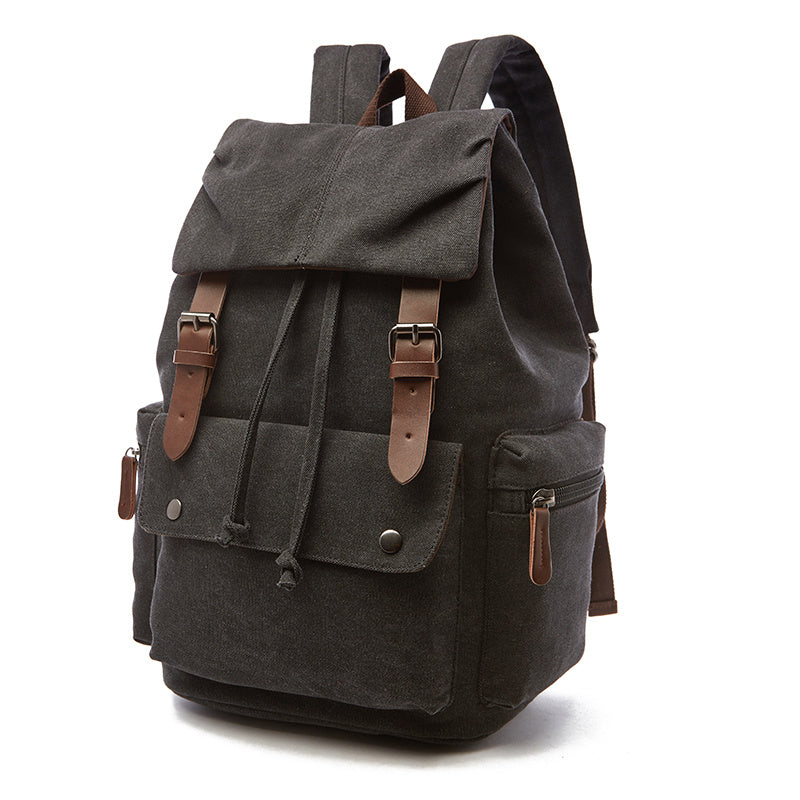 Outdoor Leisure Retro Travel Canvas Backpack Computer Backpack