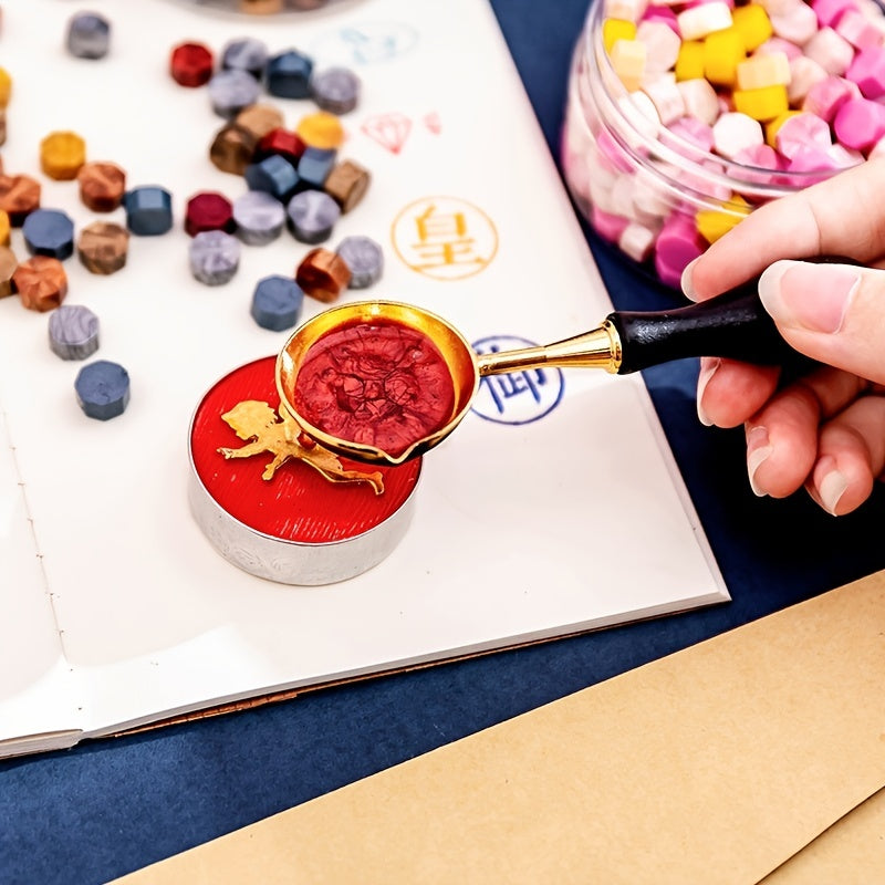 Octagonal Fire Paint Wax Beads for Sealing - 500g
