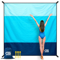 GAIVOTA Portable Waterproof Beach Blanket