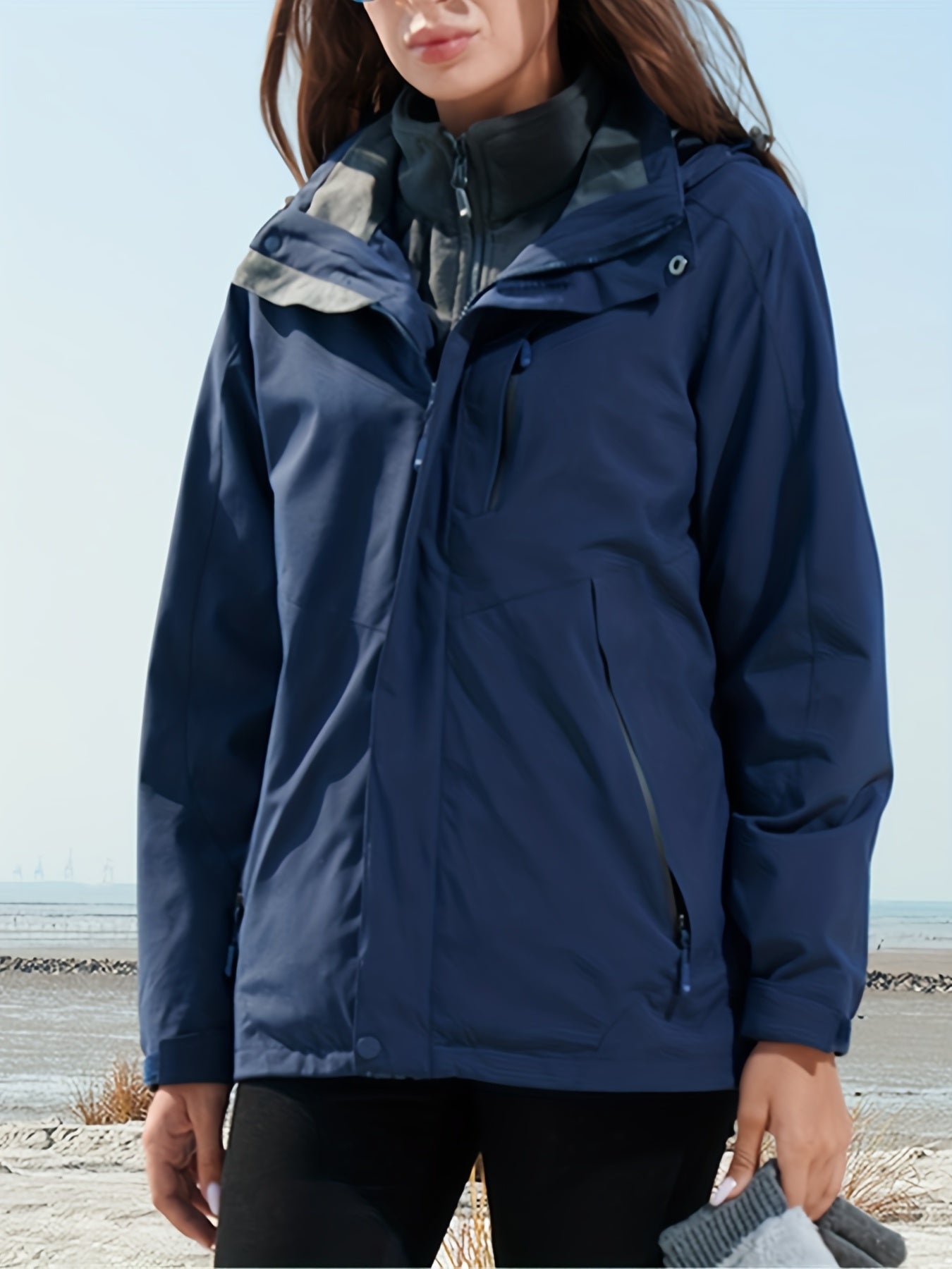 Outdoor Hooded Winter Jacket for Women