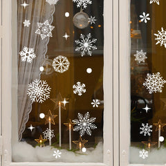 Christmas Window Stickers Snowflake Glass Sticker