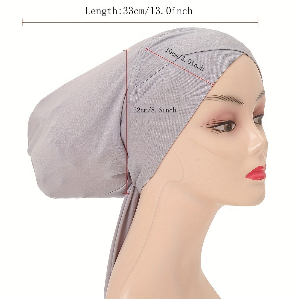 Soft Stretch Head Wrap Turban Hat Beanie Cap Twist Knot Headwear