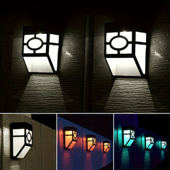 Solar Outdoor Wall Lights LED Garden Decoration Waterproof