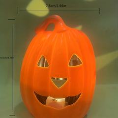 1pc Halloween Lantern Pumpkin Halloween LED Decor Glow Ghost Light