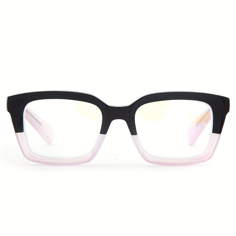 Men's Vintage Business Reading Glasses Spring Hinge Light Blocking