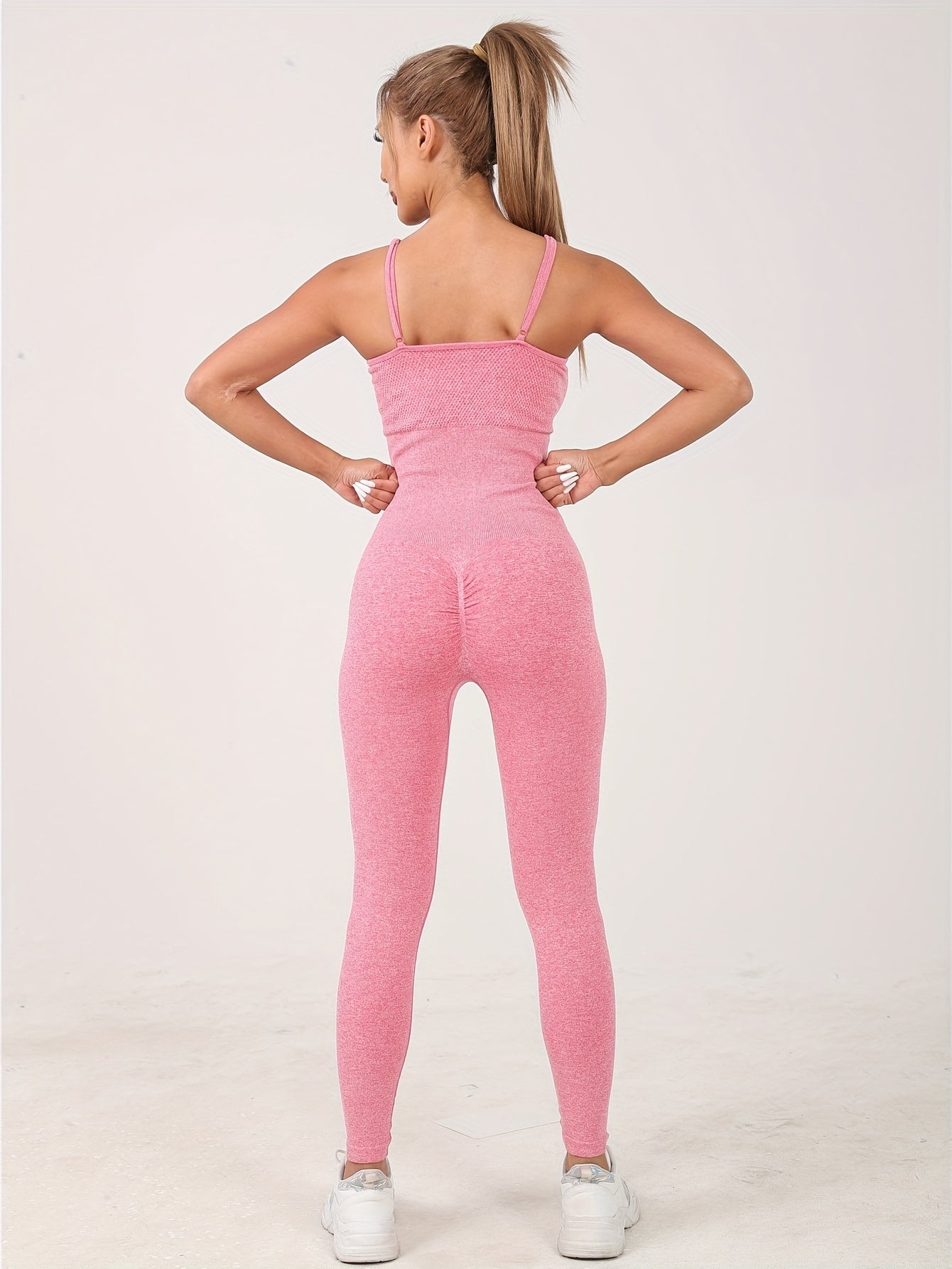 Sleeveless Sports Jumpsuit Quick Drying Yoga Bodysuit Women's Activewear