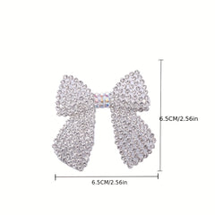Rhinestone Boe Hair Clip Glitter Duck Billed Clip for Hair Bang Braids