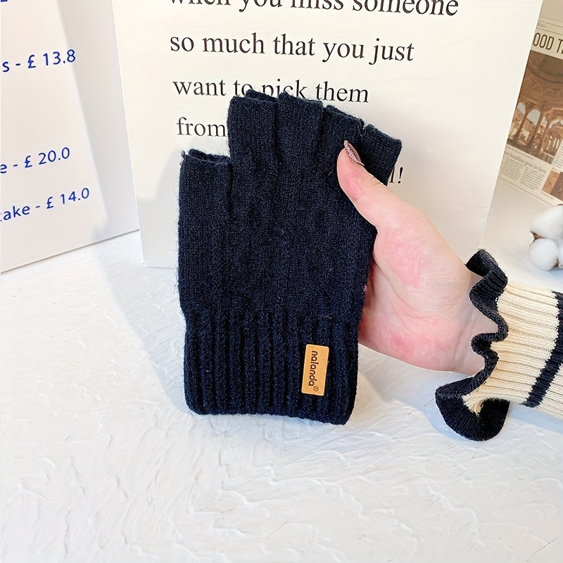 Winter Warm Fingerless Gloves for Outdoor Activities