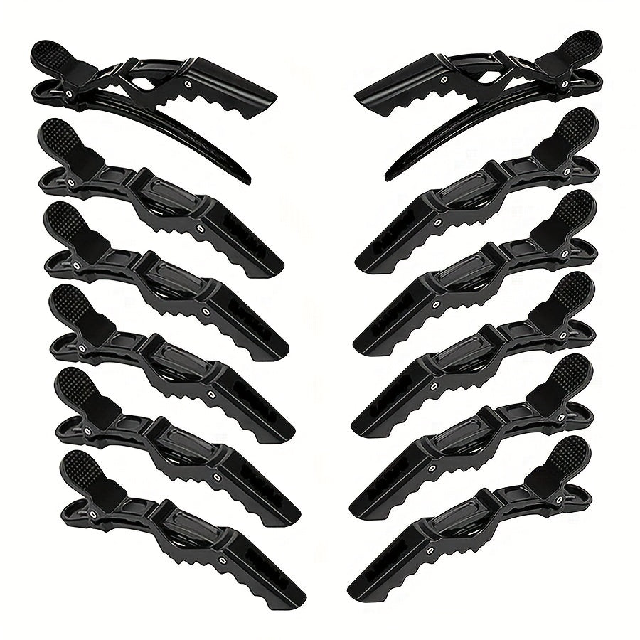 12pcs Hair Clip Basic Duck Billed Clip Hair Styler Women's Hair Accessories