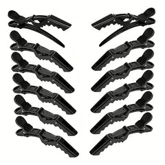12pcs Hair Clip Basic Duck Billed Clip Hair Styler Women's Hair Accessories