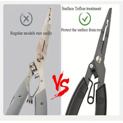 1pc Stainless Steel Fishing Pliers Multifunctional Fishing Line Scissors