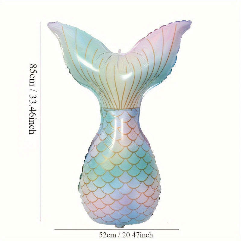 2pcs Mermaid Tail Balloons for Holidays & Events