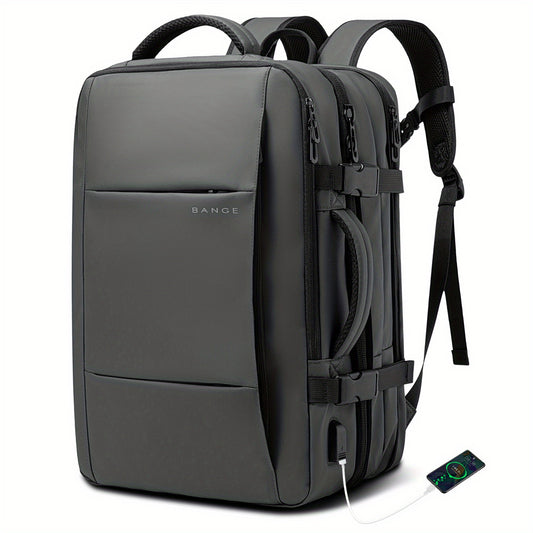 BANGE Exp Travel Laptop Backpack Large Capacity Waterproof USB P