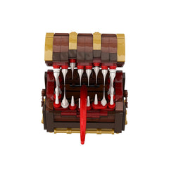 Treasure Chest Monster Building Block Toy