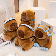 Fluffy Capybara Plush Toy 4 Styles - Perfect Halloween B