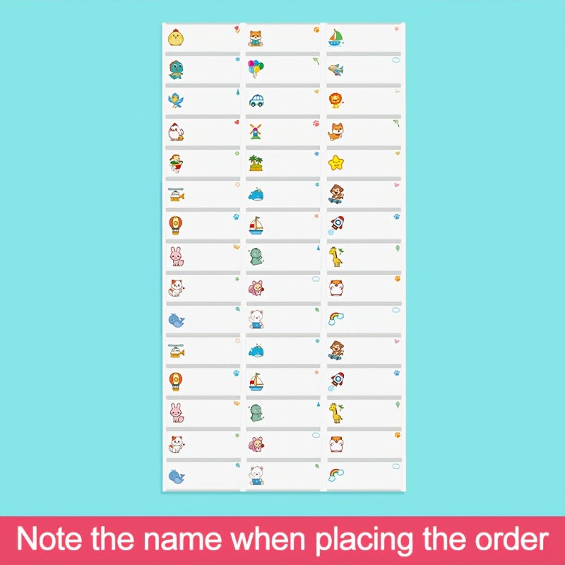 240pcs Precision Transparent Waterproof Labels for School & Office