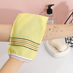 Exfoliating Shower Gloves & Towel Set for Body Scrubs