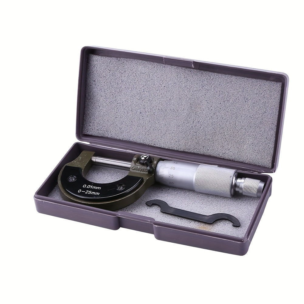 0-25MM Spiral Micrometer High Hardness Alloy Head Micrometer