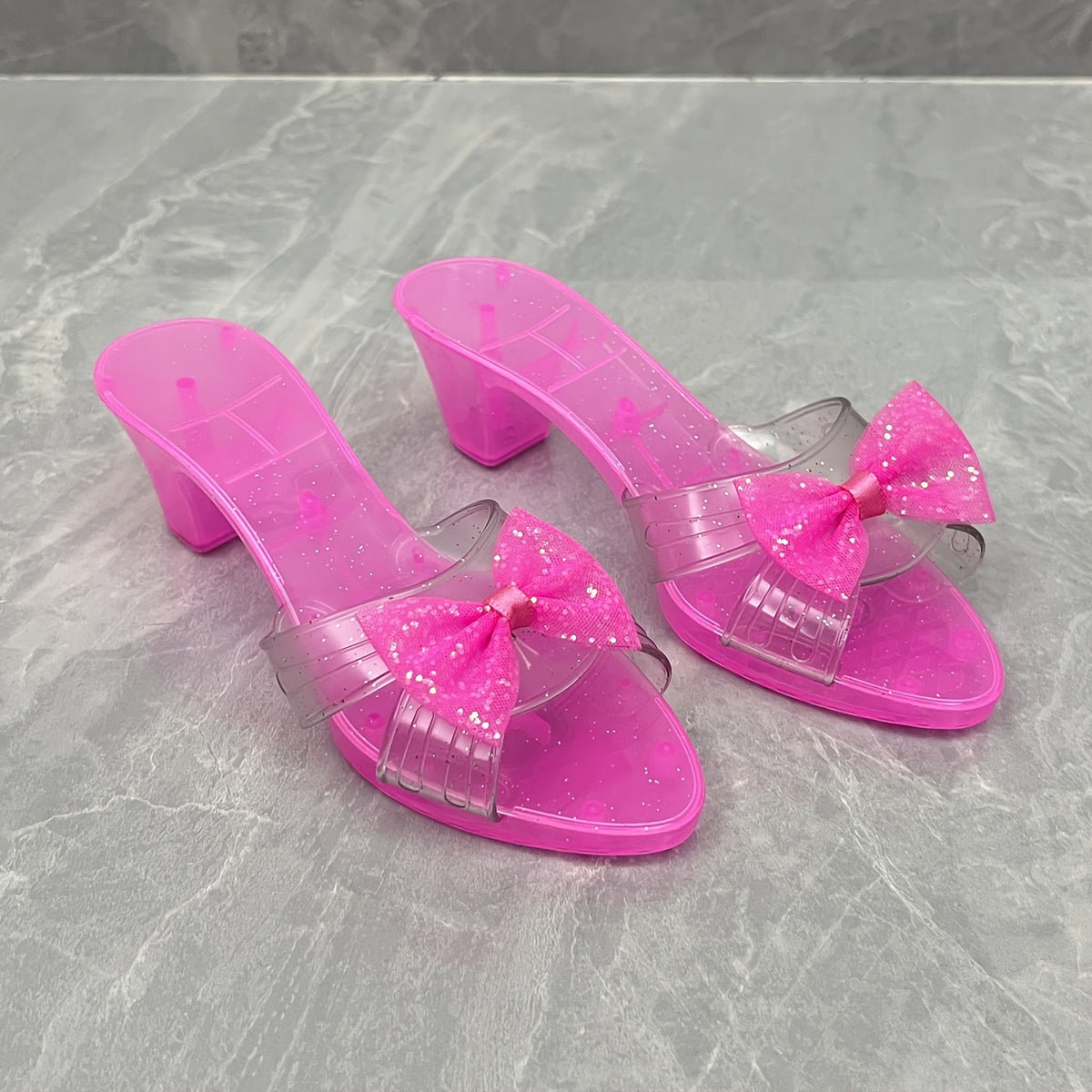 Girls Crystal High Heel Princess Shoes, Ages 3-6
