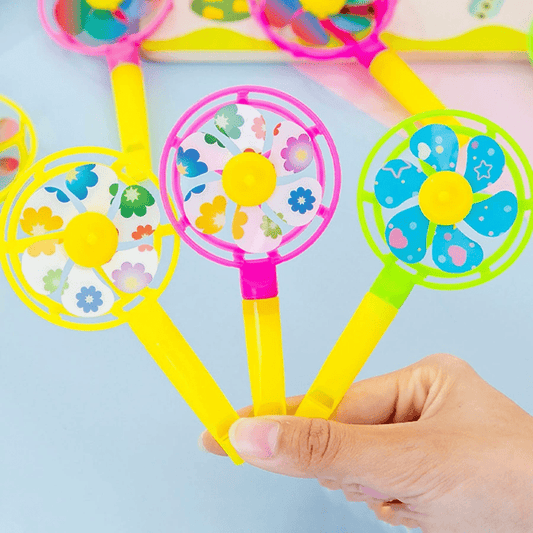 12pcs Colorful Windmill Whistles Party Favors Assorted Colors