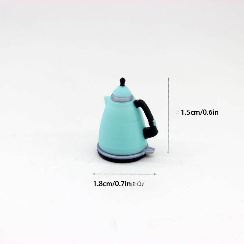 Mini Bread Machine & Kettle Dollhouse Food Play Set