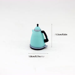 Mini Bread Machine & Kettle Dollhouse Food Play Set