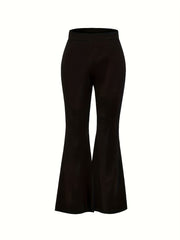  High Waist Flare Leg Pants