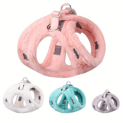 Winter Warm Dog Harness With Leash Set