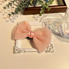 Solid Flower Hair Clip for Women Girls