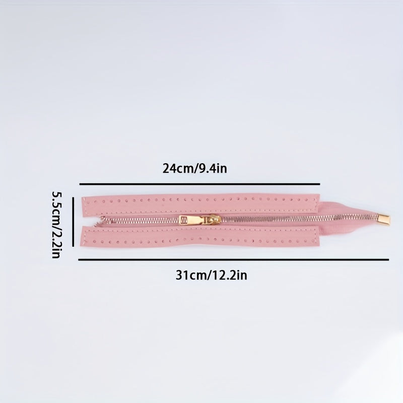 PU Metal Tooth Zipper for Box Bags - Bag Hardware for DIY Bags
