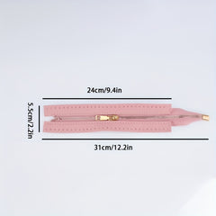 PU Metal Tooth Zipper for Box Bags - Bag Hardware for DIY Bags