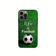 Football Print Drop Proof Protective Phone Case For iPhone 5-15 Pro Max