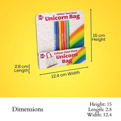 Unicorn Bag with 6 Coloring Pens