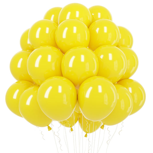 40 Yellow Party Balloons: 25 Balloons for Yellow Theme Party Decoration