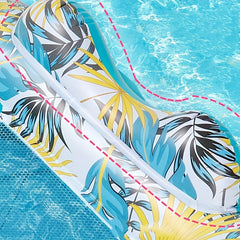 Square Pool Float Water Lounger Thickened PVC Inflatable Summer Beach Pool