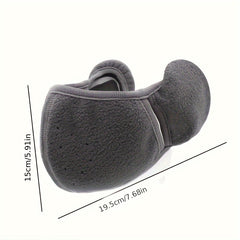 Winter Men's Face Mask with Ear Warmers Windproof Warmth Protection
