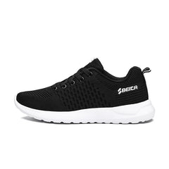 Women's Athletic Running Shoes Lace Up Breathable Mesh Sneakers